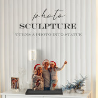Acrylic Photo Sculpture.Turns a photo into statue!