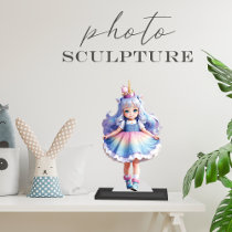 Acrylic Photo Sculpture.Turns a photo into statue! Cutout