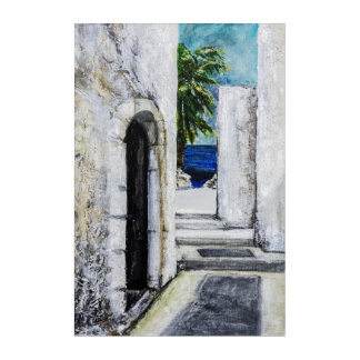 Acrylic Print - Mediterranean Passage To The Sea