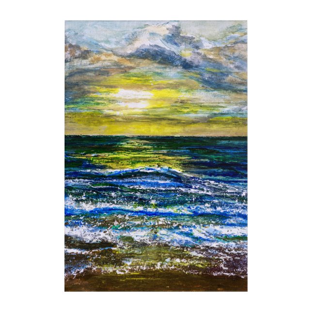 Acrylic Print - Sunset Seaside Moods (Front)