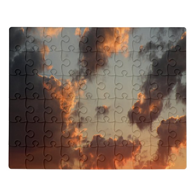 Acrylic Puzzle Dramatic Sunset Sky (Puzzle Horizontal)