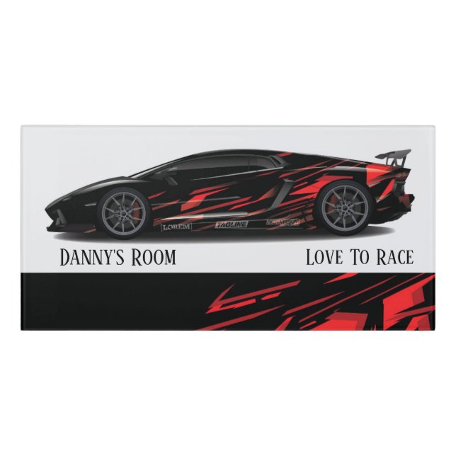 Acrylic Room Sign (Classic Front)