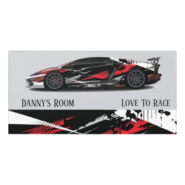 Acrylic Room Sign (Classic Front)