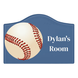 Acrylic Room Sign-Baseball Door Sign
