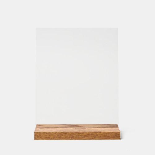 Acrylic Sign