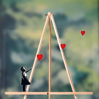 Acrylic Sign | Hope Balloon Girl