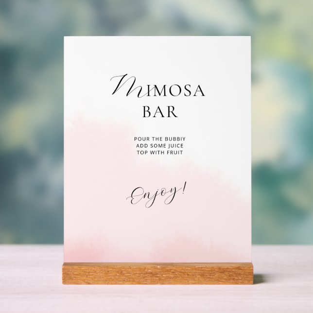 Acrylic Sign Modern Bride Shower  (Neutral)