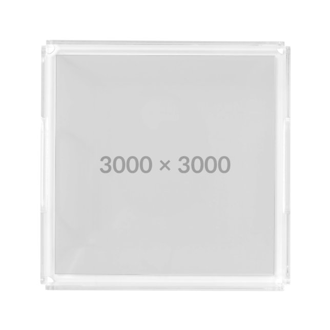 Acrylic Tray (Front)