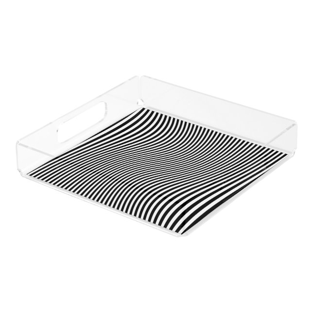 Acrylic Tray-Art Deco Acrylic Tray (Angled)