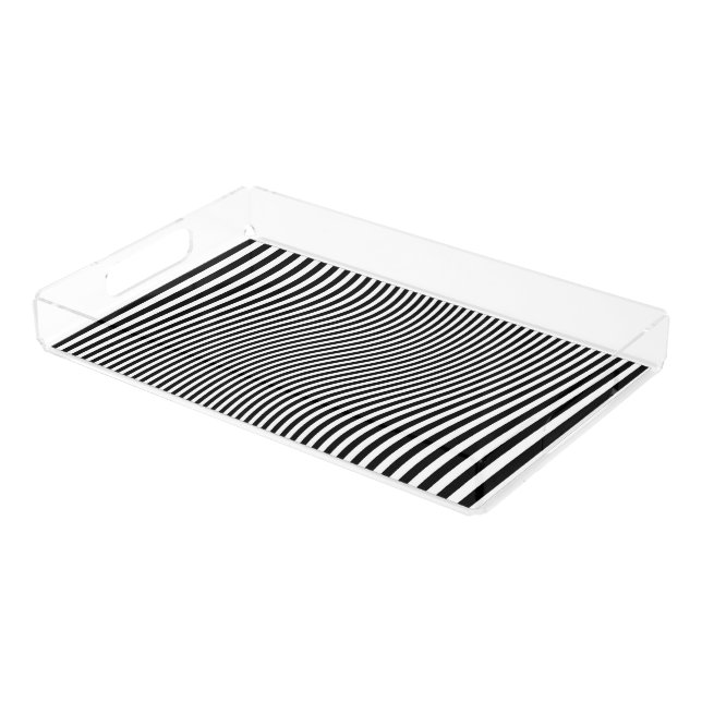 Acrylic Tray-Art Deco Tray (Angled)