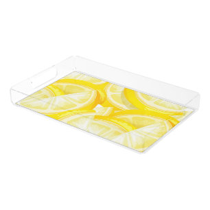 Acrylic Tray-Lemons Acrylic Tray