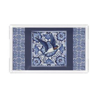 Acrylic Tray - Talavera Swallow