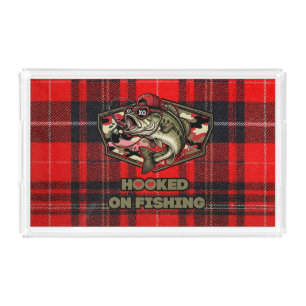 Acrylic tray with fun and bold illustration 