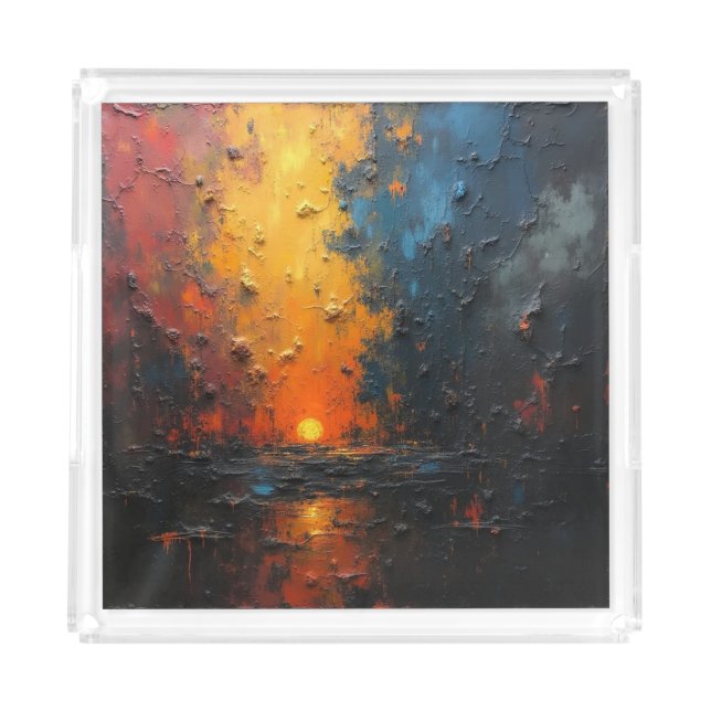 Acrylic Tray with Sun Per (Front)