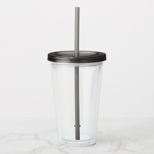 Acrylic Tumbler  Straw