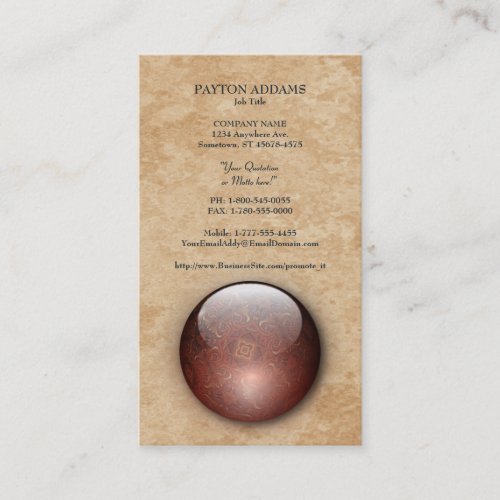 Acrylic Vision Jewel Vertical Business Card