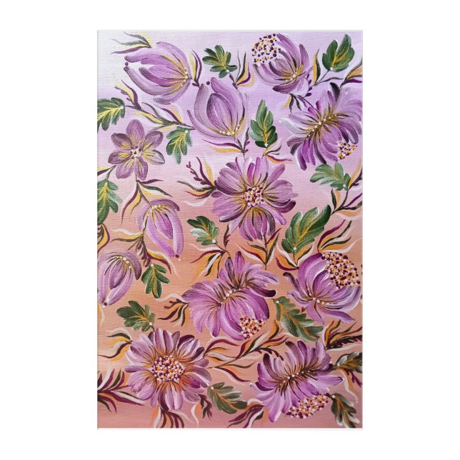 Acrylic Wall Artб Print (Front)