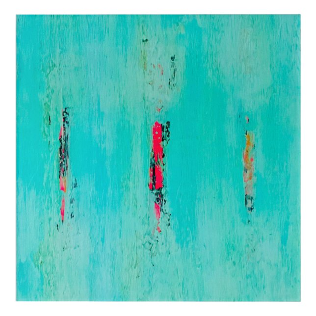 Acrylic wall art from original coastal painting (Front)