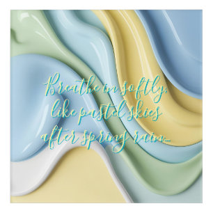 Acrylic wall art in stylish abstract graphic