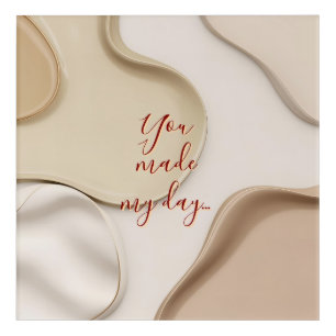 Acrylic wall art in stylish abstract graphic