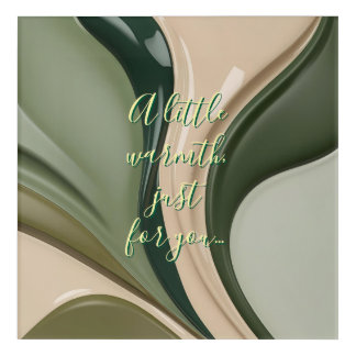 Acrylic wall art in stylish abstract graphic