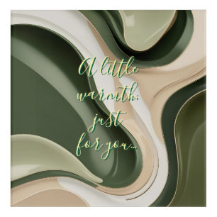 Acrylic wall art in stylish abstract graphic