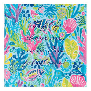 Acrylic wall art in stylish graphic