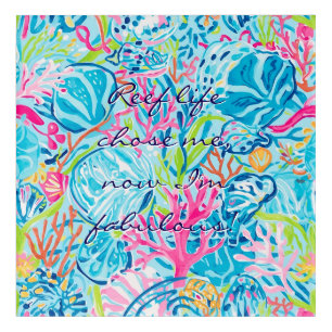 Acrylic wall art in stylish graphic