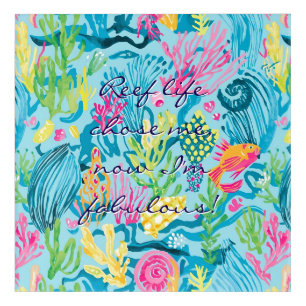 Acrylic wall art in stylish graphic