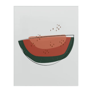 Acrylic Wall Art watermelon abstract