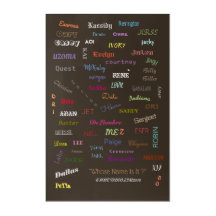 Acrylic Wall Art, Whose Name Is It? By MMetropolim