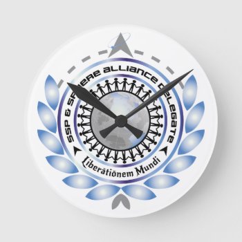 Acrylic Wall Clock by SphereBeingAlliance at Zazzle