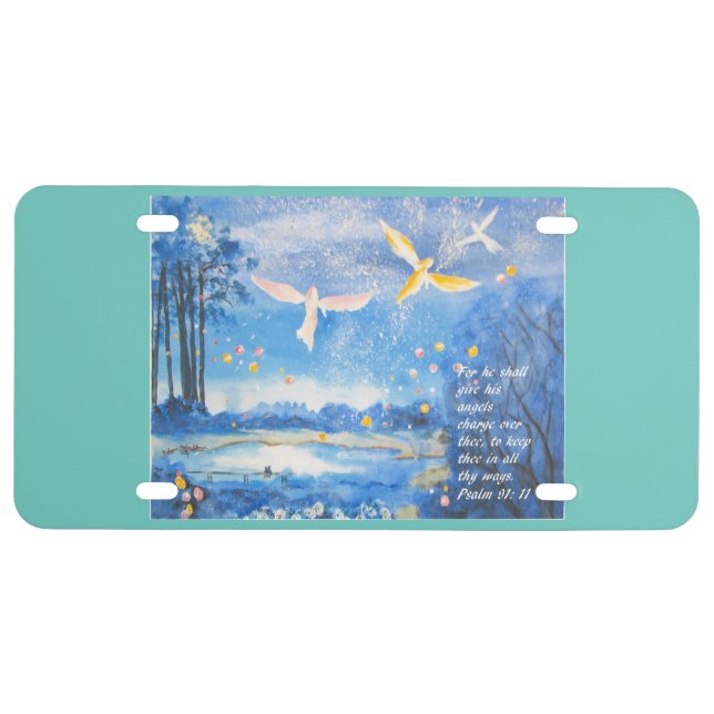 Acrylic Wall Clock License Plate (Front)