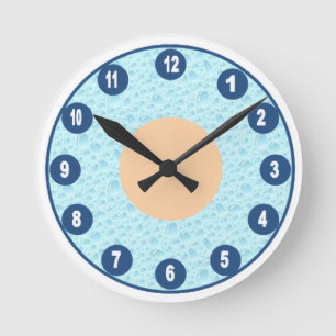 Acrylic Wall Clock, Round Medium DESIGN NATURE Clock