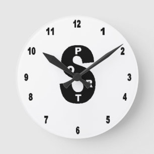 Acrylic Wall Clock, Round Medium SPORT DESIGN Clock
