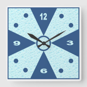 Acrylic wall clock, Squared DESIGN CLOCK SEA