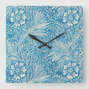 ACRYLIC WALL CLOCK : WILLIAM MORRIS DESIGNS