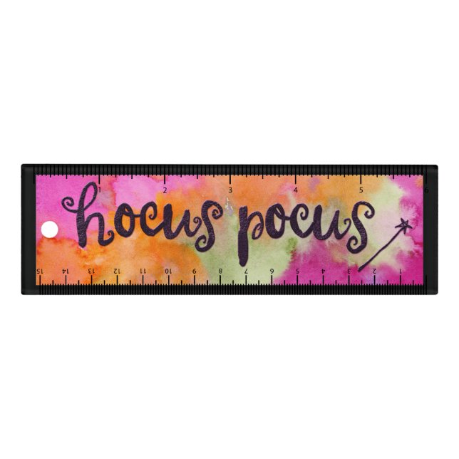 Acrylic Wiccan Bookmark / Ruler with hole (Front)