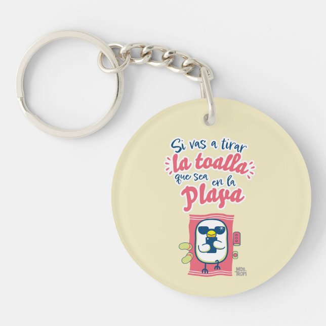 Acrylic Wrench: If you're going to throw away Keychain (Front)