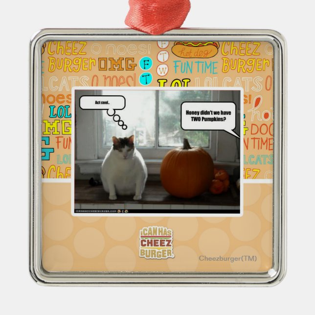 Act cool metal ornament (Front)