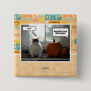 Act cool pinback button