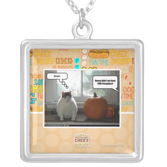 Act cool silver plated necklace (Front)