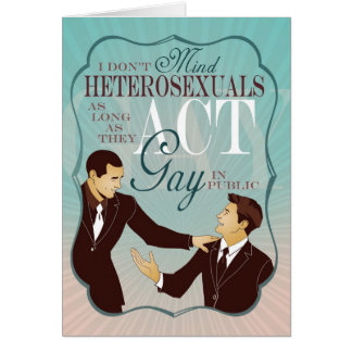 Act Gay Cards