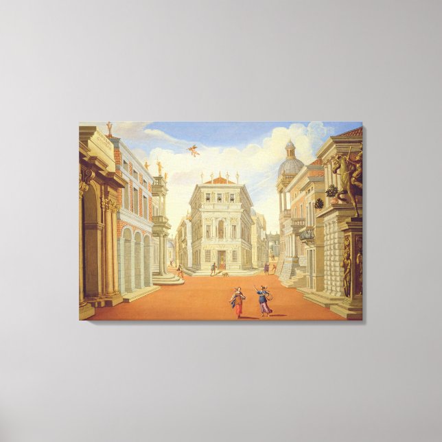 Act II, scenes I and VIII Canvas Print (Front)