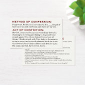 Act of Contrition and Review of Life Cards (Desk)
