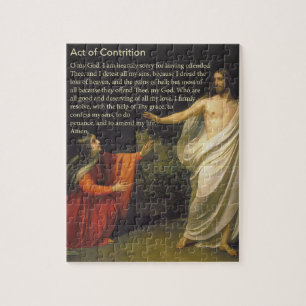 Act of Contrition Prayer Puzzle