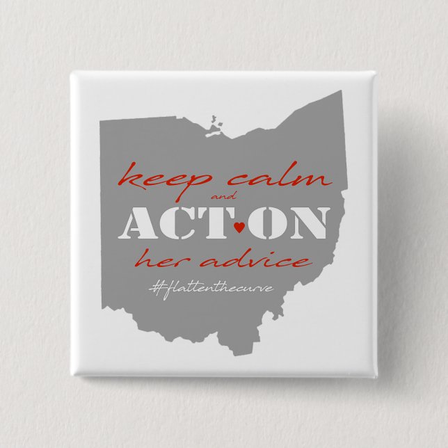 Act On Her Advice Button (Front)
