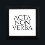 Acta Non Verba Gift Box<br><div class="desc">Acta Non Verba is a Latin phrase that means "Actions Not Words". A perfect gift for the person in your life who loves Latin and action!</div>