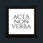 Acta Non Verba Gift Box<br><div class="desc">Acta Non Verba is a Latin phrase that means "Actions Not Words". A perfect gift for the person in your life who loves Latin and action!</div>