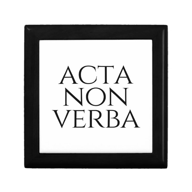 Acta Non Verba Gift Box (Front)